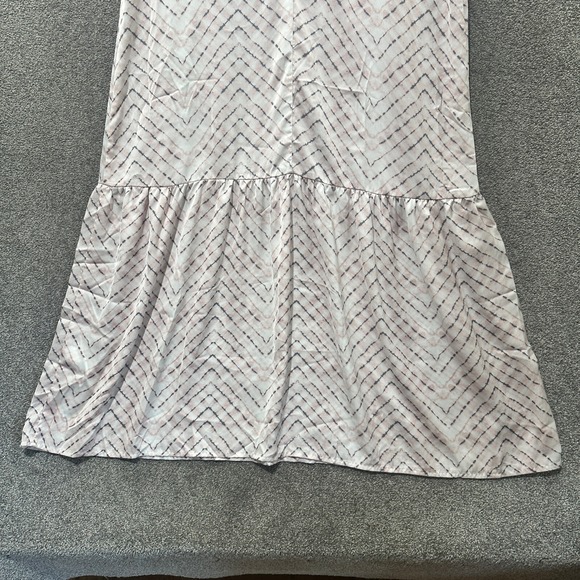 Banana Republic Drop Waist Midi Dress Women Medium Tie Shouder‎ V Neck - Picture 6 of 11